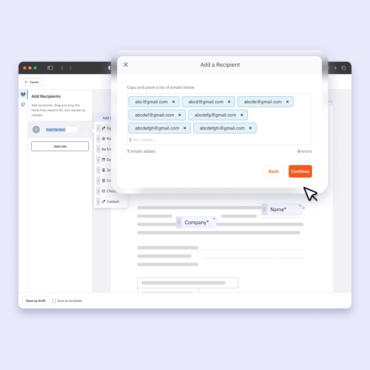 Sign, Send &amp; Request Signatures in Bulk | eSign Templates | Nitro Sign